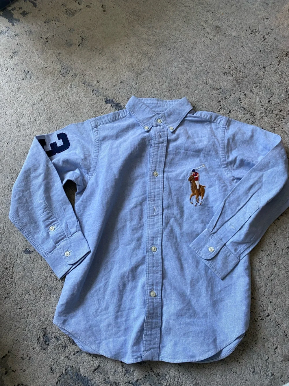 Ralph Lauren Light Blue Button-Down Shirt Sz 6